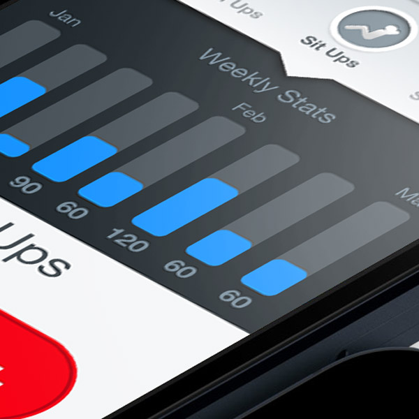 thirtyaday fitness - A simple fitness tracker in your pocket